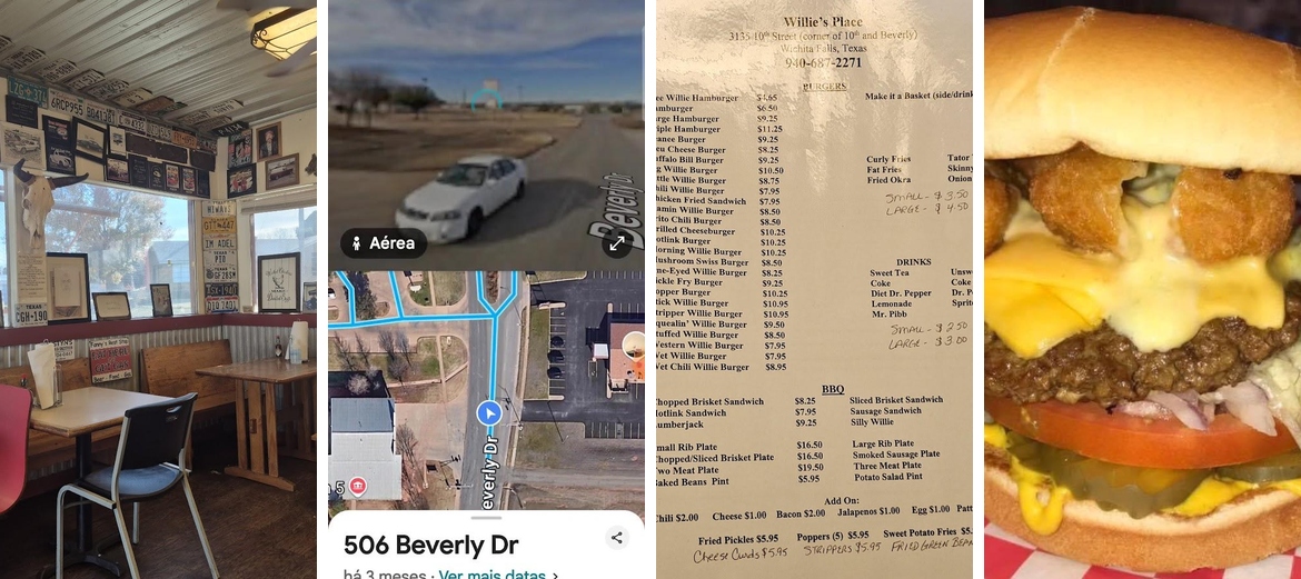 Willie's Place Menu